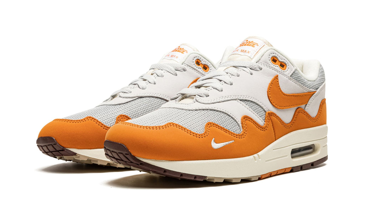 air max 1 anniversary orange on feet