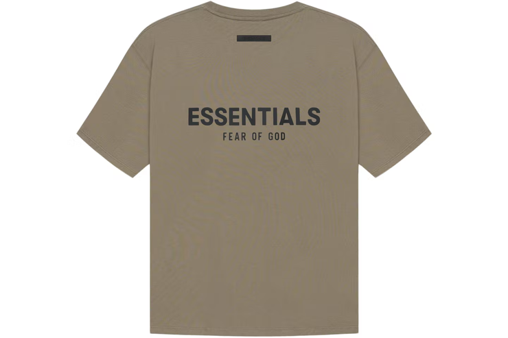 FEAR OF GOD ESSENTIALS "TAUPE" T-SHIRT