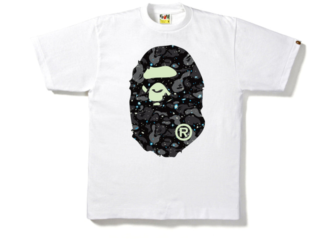 BAPE Space Camo Big Ape Head Tee 