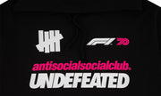ASSC X Undefeated X F1 Hoodie "Black"