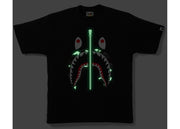BAPE City Camo Shark Tee "Black Glow In The Dark"