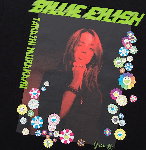 Billie Eillish X Takashi Murakami Graphic BLACK TEE