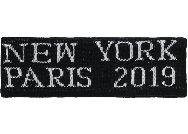 Supreme International Headband Black "FW19"