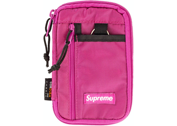 Supreme Small Zip Pouch "Magenta" FW19