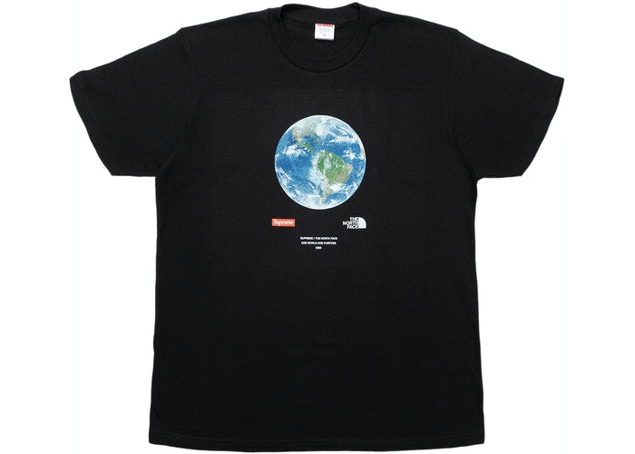 Supreme The North Face One World Tee Black "SS20"